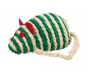 Katt - Trixie Sisal Mouse XXL 10 cm assorted colours - TX4074