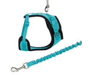 Katt - Trixie Mesh Y-Harness with Lead 39–60 cm/10 mm assorted colours - TX41890