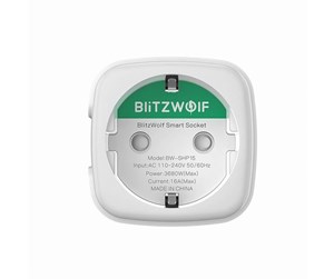 Smarthus - BlitzWolf Smart ZigBee 3.0 Socket - BW-SHP15