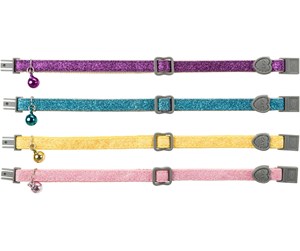 Katt - Trixie Cat Collar w/ glitter assorted colours - TX4207