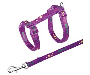 Katt - Trixie Harness with Lead assorted colours - TX4209