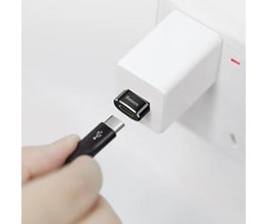 USB - Baseus USB-C to USB-A adapter 3A (Black) - CAAOTG-01