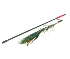 Katt - Trixie Playing Rod with Peacock Feather 47cm - TX4509