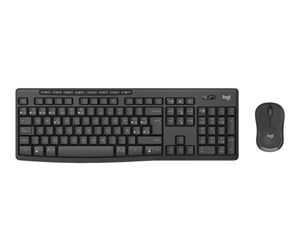 Tastatur - Logitech MK370 Combo for Business - keyboard and mouse set - QWERTY - UK - graphite - Tastatur & Mussett - Engelsk - Storbritannia - Svart - 920-012073