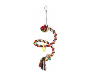 Fugl - Trixie Spiral Rope Perch 50 cm/ø 21 mm assorted colours - TX5164