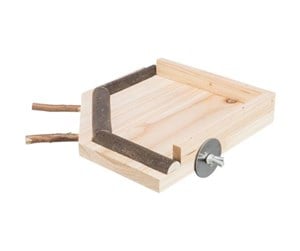 Fugl - Trixie Landing area with perches wood 19 × 19 cm - TX51698