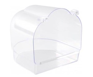 Fugl - Trixie Bath House semi-circle 14 × 15 × 15 cm transparent - TX5402