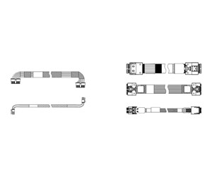 Diverse kabel - Lenovo ThinkSystem Internal RAID adapter cable kit - 4X97A86183