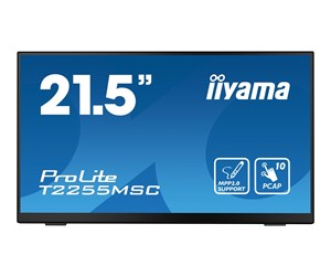 Skjerm - 21" iiyama ProLite T2255MSC-B1 - Touchscreen - 1920x1080 - IPS - Speakers - T2255MSC-B1