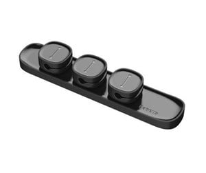 Tilbehør - Baseus  Peas Magnetic Cable Clip Black - ACWDJ-01