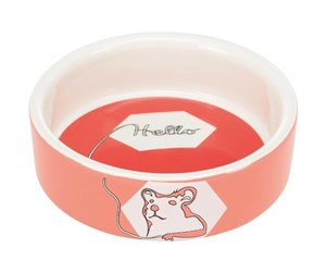 Smådyr - Trixie Ceramic Bowl hamster 90 ml/ø 8 cm assorted colours - TX60734