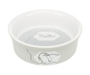 Smådyr - Trixie Ceramic Bowl rabbit 240 ml/ø 12 cm assorted colours - TX60736