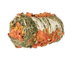 Smådyr - Trixie Hay Bale with Pumpkin and Carrot ø 10 × 18 cm 200g - TX60793