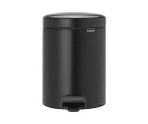 Rengjøring - brabantia newIcon - rubbish bin - 5 L - matte black - 11 29 28