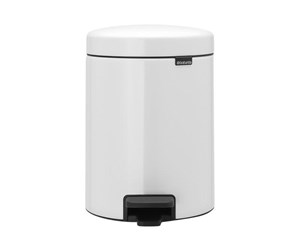 Rengjøring - brabantia newIcon - rubbish bin - 5 L - white - 11 20 65