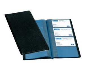 Lommer, Omslag & Registre - Bantex ELBA Standard - business card book - for 58 x 86 mm - capacity: 96 cards - black (pack of 12) - 100206512