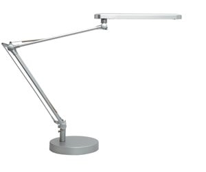 Skrivebordstilbehør - Unilux Mamboled 2.0 LED lampe, sølv - 400140847