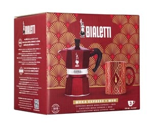 Kaffe & Espresso - Bialetti Moka Express Déco Glamour - 3 cups + 1 mug - 0009901