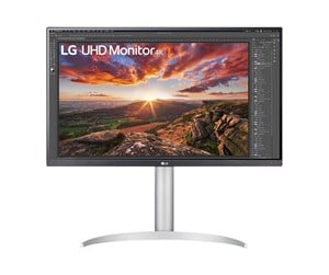 Skjerm - 27" LG 27UP85NP-W - 3840x2160 (4K / UHD) - IPS - HDR10 - 90W USB HUB - 27UP85NP-W