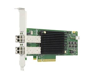 Nettverksadapter - Emulex LPe31002 Gen 6 (16Gb) dual-port HBA (upgradeable to 32Gb) - host bus adapter - PCIe 3.0 x8 - 16Gb Fibre Channel x 2 - LPE31002-M6