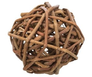 Smådyr - Trixie Wicker Ball ø 6 cm - TX61941