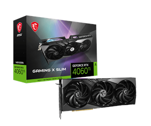 Grafikkort - MSI GeForce RTX 4060 Ti GAMING X SLIM - 16GB GDDR6 RAM - Grafikkort - RTX 4060 Ti GAMING X SLIM 16G