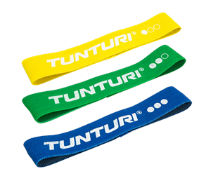 Sport & Fitness - Tunturi Textile elastic set 3 pcs. - 14TUSYO065IONE SIZE