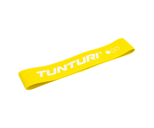 Sport & Fitness - Tunturi TEXTILE RES. BAND LIGHT YELLOW - 14TUSYO052GULONE SIZE