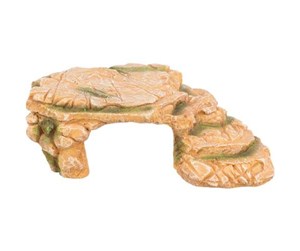 Reptiler - Trixie Rock plateau with cave polyester resin 25 × 8 × 18 cm - TX76325