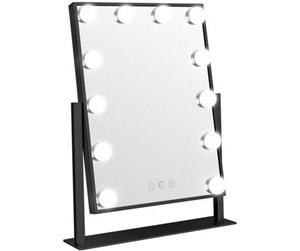 Sminkespeil - Gillian Jones LED Light Hollywood Mirror Black - 0259-00