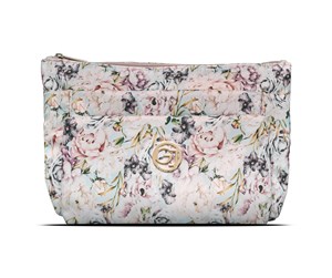 Annen personlig pleie - Gillian Jones 3-room cosmetic bag - Rose flowerp - 10009-752