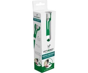 Hund - Vets Best Triple-Headed Toothbrush 21cm - H03637