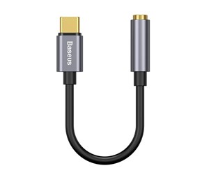 USB - Baseus L54 Audio Adapter USB-C + mini jack 3.5mm (Black+Gray) - CATL54-0G