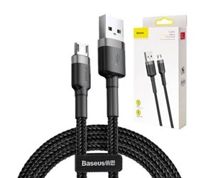 USB - Baseus Cafule Cable USB For Micro 2A 3m Gray+Black - 6953156296374