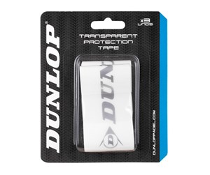 Sport & Fitness - Dunlop Padel Protection Tape Transparent *3 - DU623794IONE SIZE