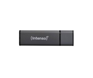 Minnepenn - Intenso Alu Line - Svart - 128GB - Minnepenn - 3521495