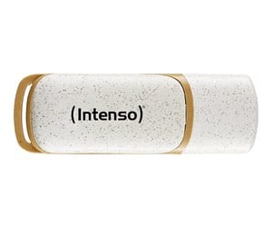 Minnepenn - Intenso Green Line - USB flash drive - 32 GB - Beige / Brown - 32GB - Minnepenn - 3540480