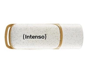 Minnepenn - Intenso Green Line - USB flash drive - 64 GB - Beige / Brown - 64GB - Minnepenn - 3540490