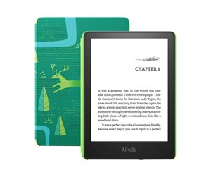 E-bokleser - Amazon Kindle Paperwhite 5 16GB Kids Edition - Black (incl. Emerald Forest Cover) - B09TM2S6T1