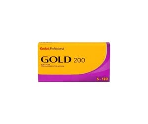 Film - KODAK Gold 200 Color Negative Film 120 Roll Film 5-Pack - 1075597