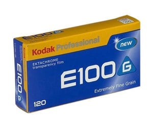 Film - KODAK E100G Professional ISO 100 120mm Color Transparency Film (5 Roll per Pack) - 8731200