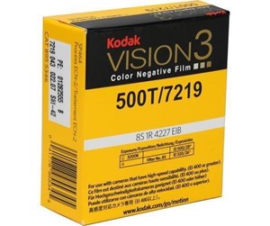 Film - KODAK VISION3 500T/7219 Color Negative Film SP464 Super 8 Cartridge 50' Roll - 8955346