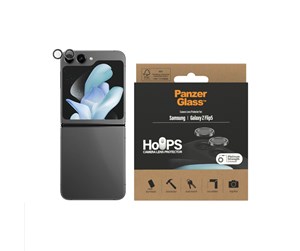 Mobil - Beskyttelsesglass - PanzerGlass Hoops™ Camera Lens Protector Galaxy Z Flip 5 | Black - PANZER0458