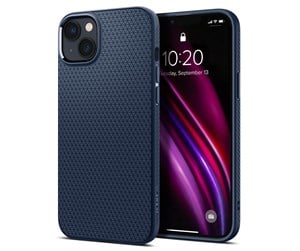 Mobil - Deksel og etui - Spigen Liquid Air - navy blue - iPhone 14 - ACS05038