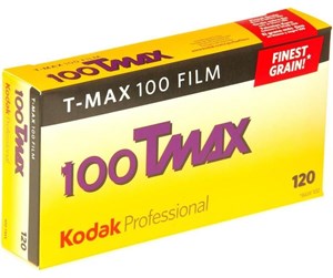 Film - KODAK Professional T-Max 100 120 Roll - Black & White Print Film - 5 Pack - 8572273