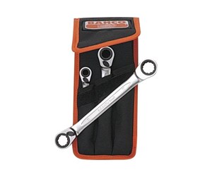 Verktøy - BAHCO S4RM - box-end ratcheting wrench set - 3 pieces - S4RM/3T