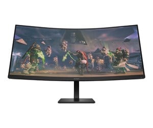 Skjerm - 34" HP OMEN 34c - 3440x1440 - 165Hz - VA - DisplayHDR 400 - Curved - 780K8AA#ABB