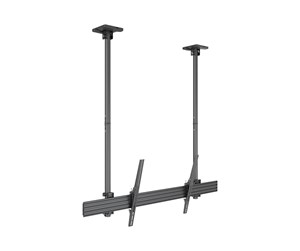 Veggmontering, AV-braketter & AV-møbler - Multibrackets M Pro Series mounting kit - fixed single side tilt - for LCD display - black 80 kg 110" From 100 x 100 mm - 7350105214561