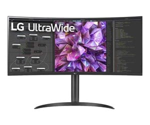 Skjerm - 34" LG 34WQ75C-B - 3440x1440 - IPS - HDR10 - 90W USB HUB - 34WQ75C-B