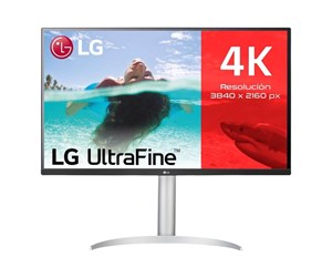 Skjerm - 32" LG UltraFine 32UP55NP-W - 3840x2160 - VA - HDR10 - 96W USB-C - 32UP55NP-W